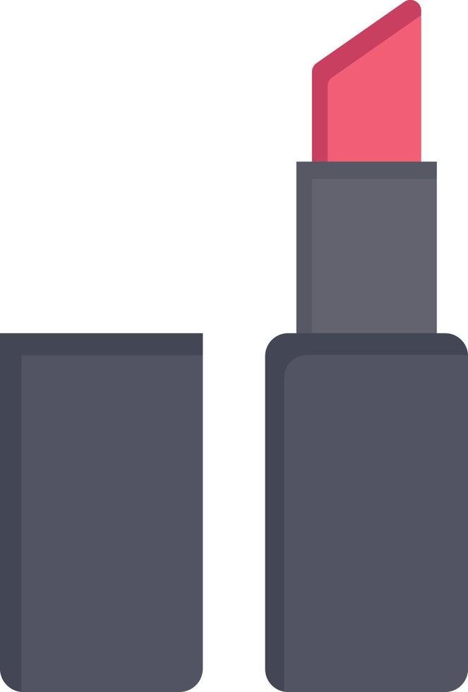 Lipstick Makeup  Flat Color Icon Vector icon banner Template
