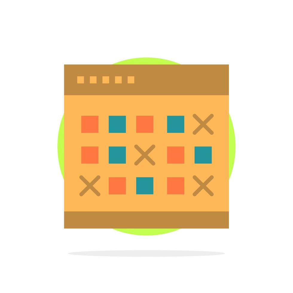 calendario fecha evento eventos mes horario calendario abstracto círculo fondo color plano icono vector