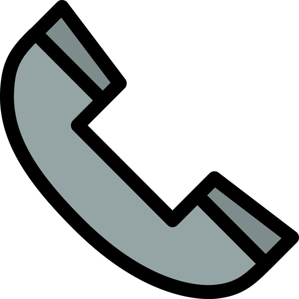 Call Contact Phone Telephone  Flat Color Icon Vector icon banner Template
