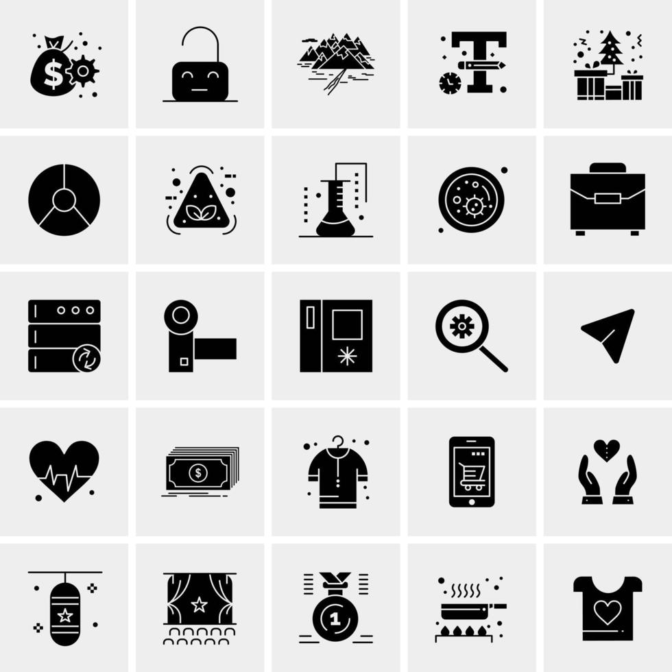 25 Universal Business Icons Vector Creative Icon Illustration to use in web and Mobile Related project