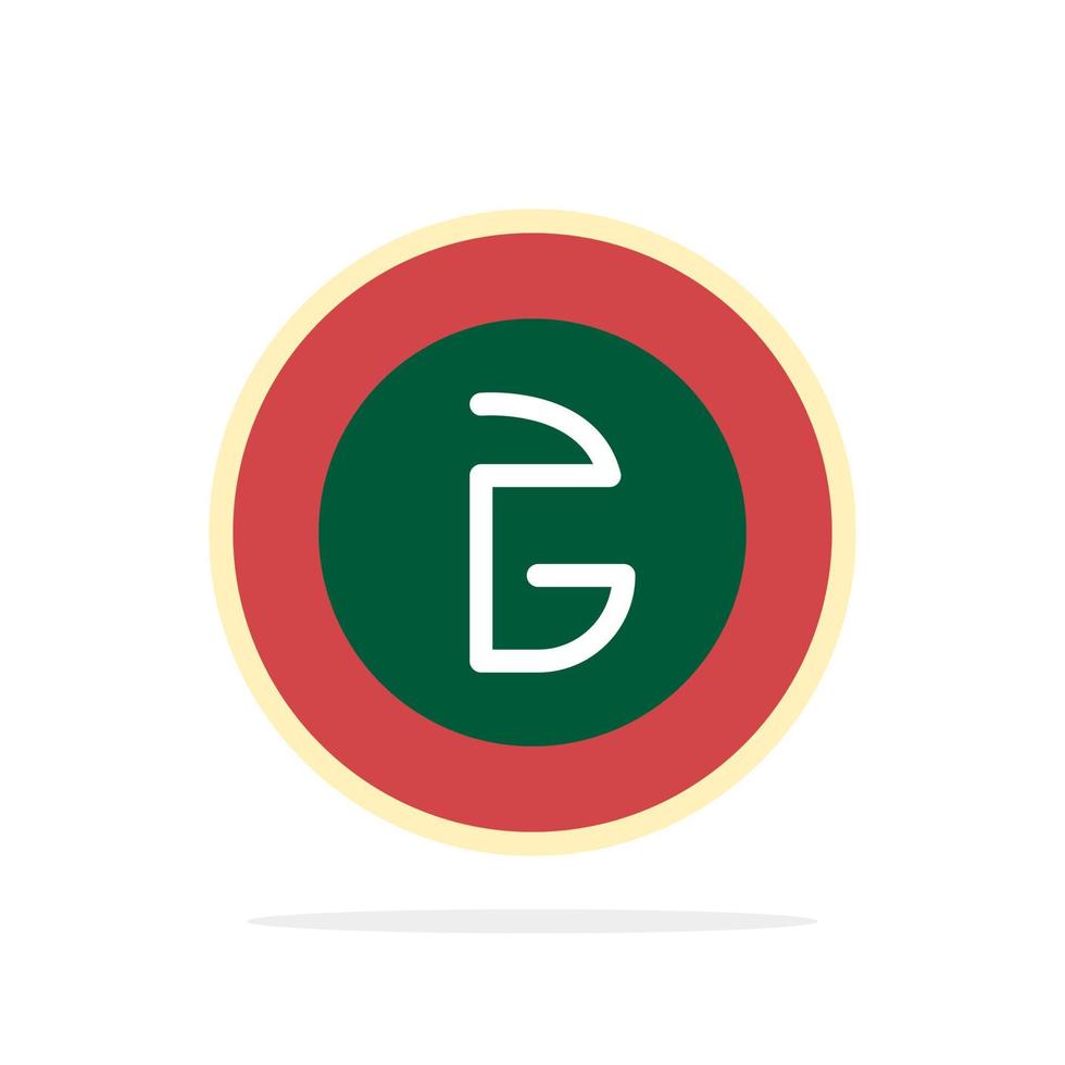 bangladesh negocio moneda finanzas dinero abstracto círculo fondo plano color icono vector