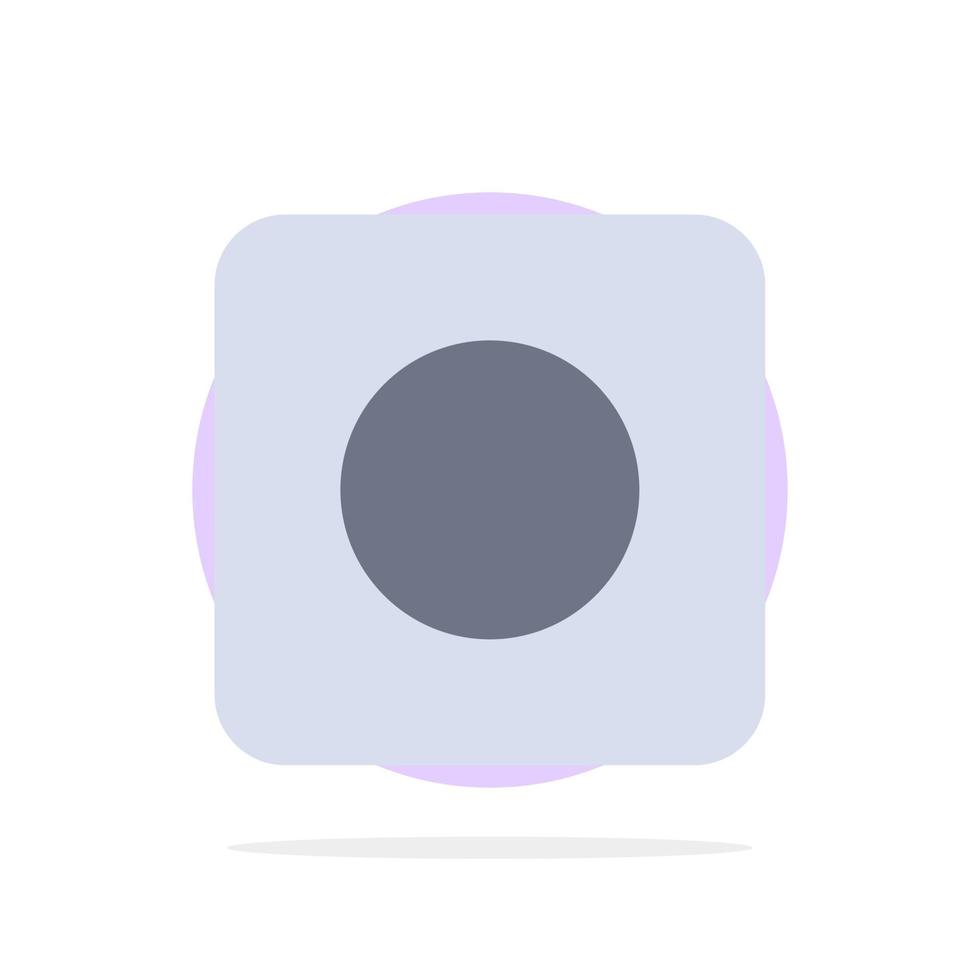 App Browser Maximize Abstract Circle Background Flat color Icon vector