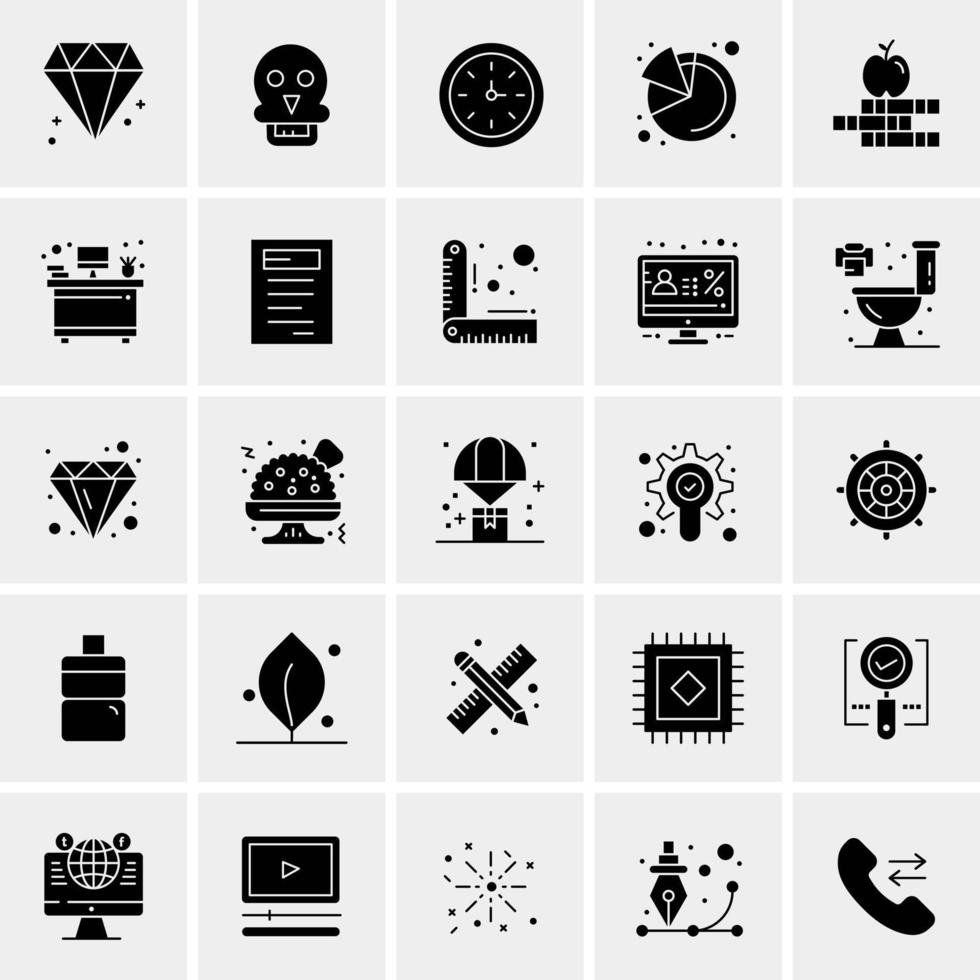 25 Universal Business Icons Vector Creative Icon Illustration to use in web and Mobile Related project