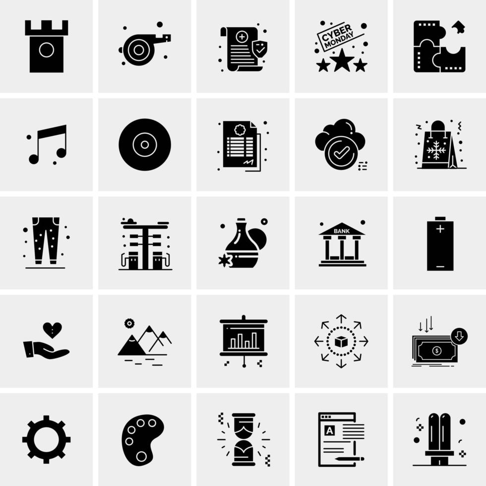 25 Universal Business Icons Vector Creative Icon Illustration to use in web and Mobile Related project