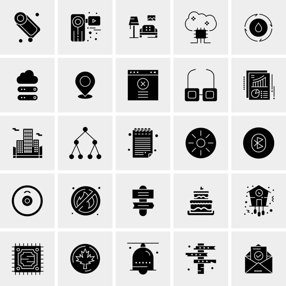25 Universal Business Icons Vector Creative Icon Illustration to use in web and Mobile Related project