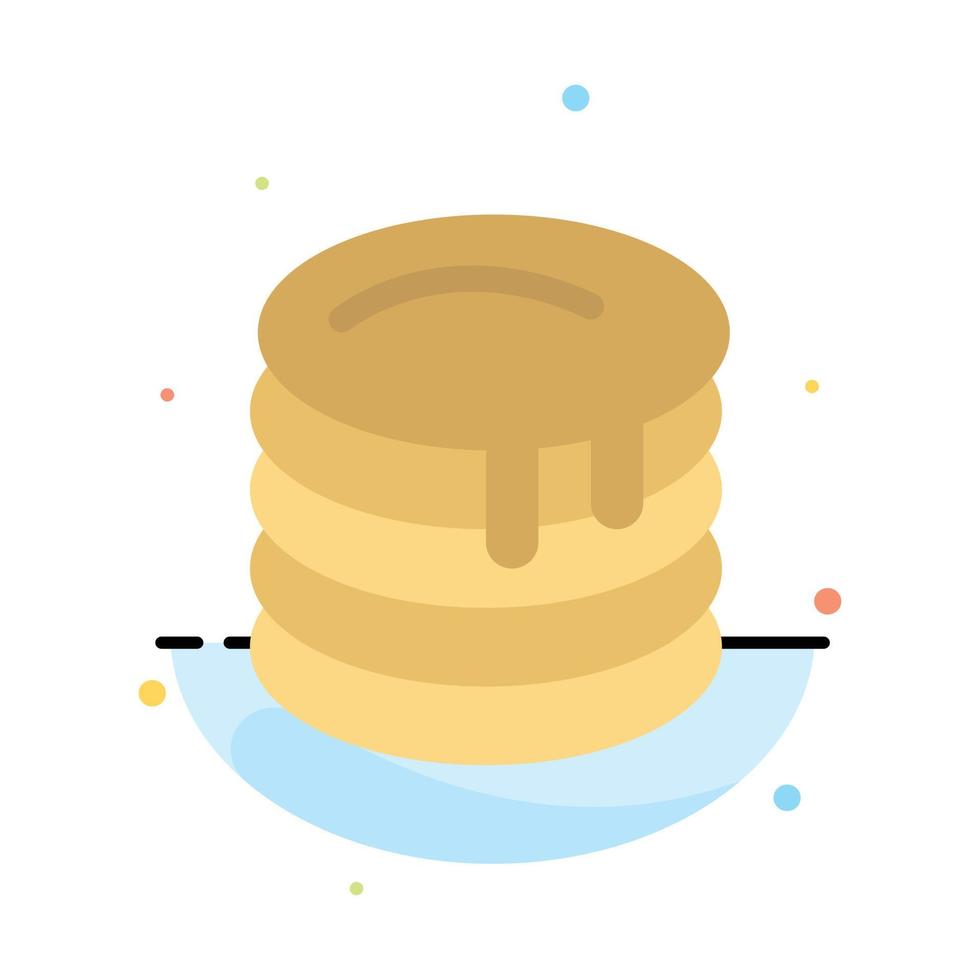 Cake Wedding Wedding Cake Canada Abstract Flat Color Icon Template vector