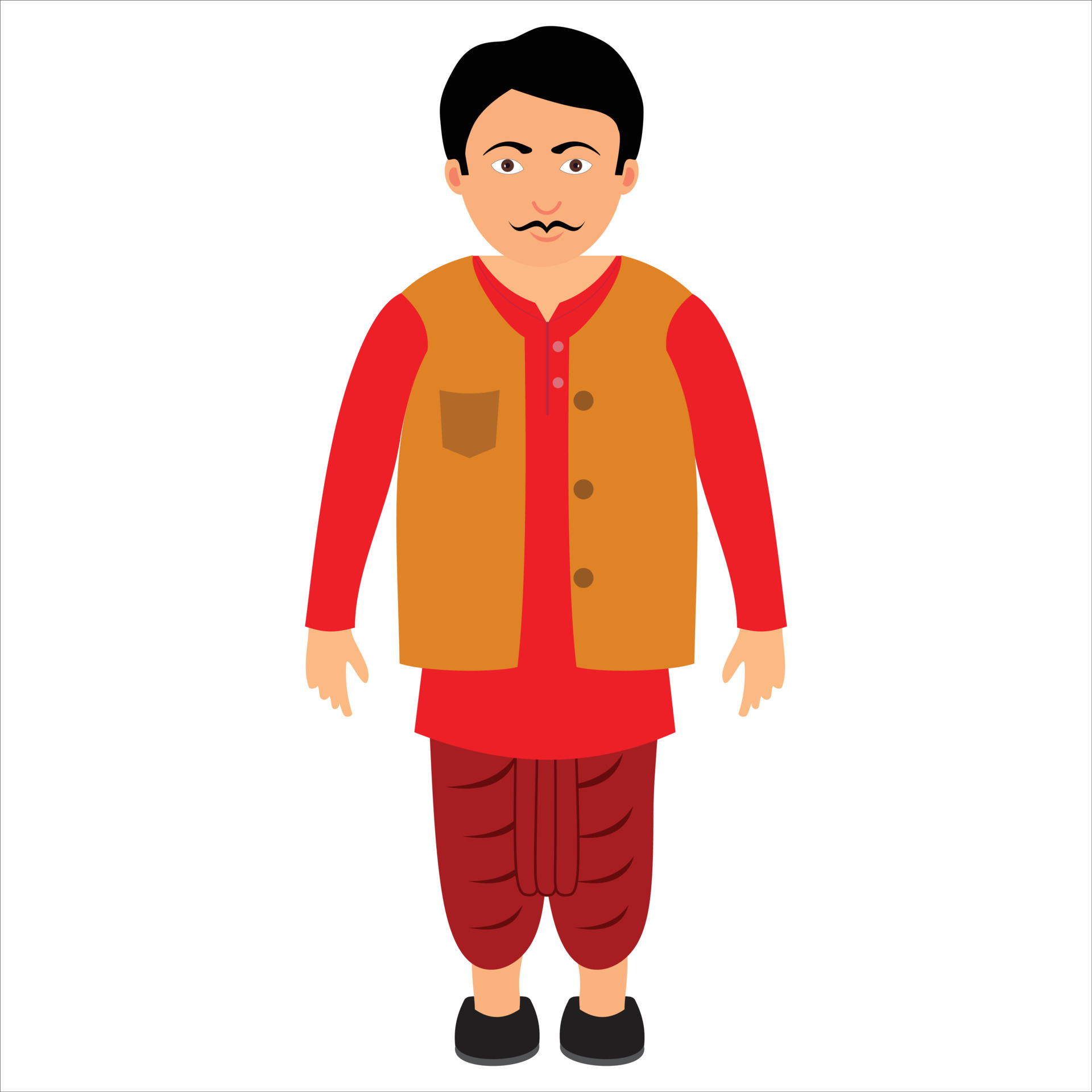 hombre-de-pueblo-indio-con-dhoti-y-kurta-vector-descarga-gratuita