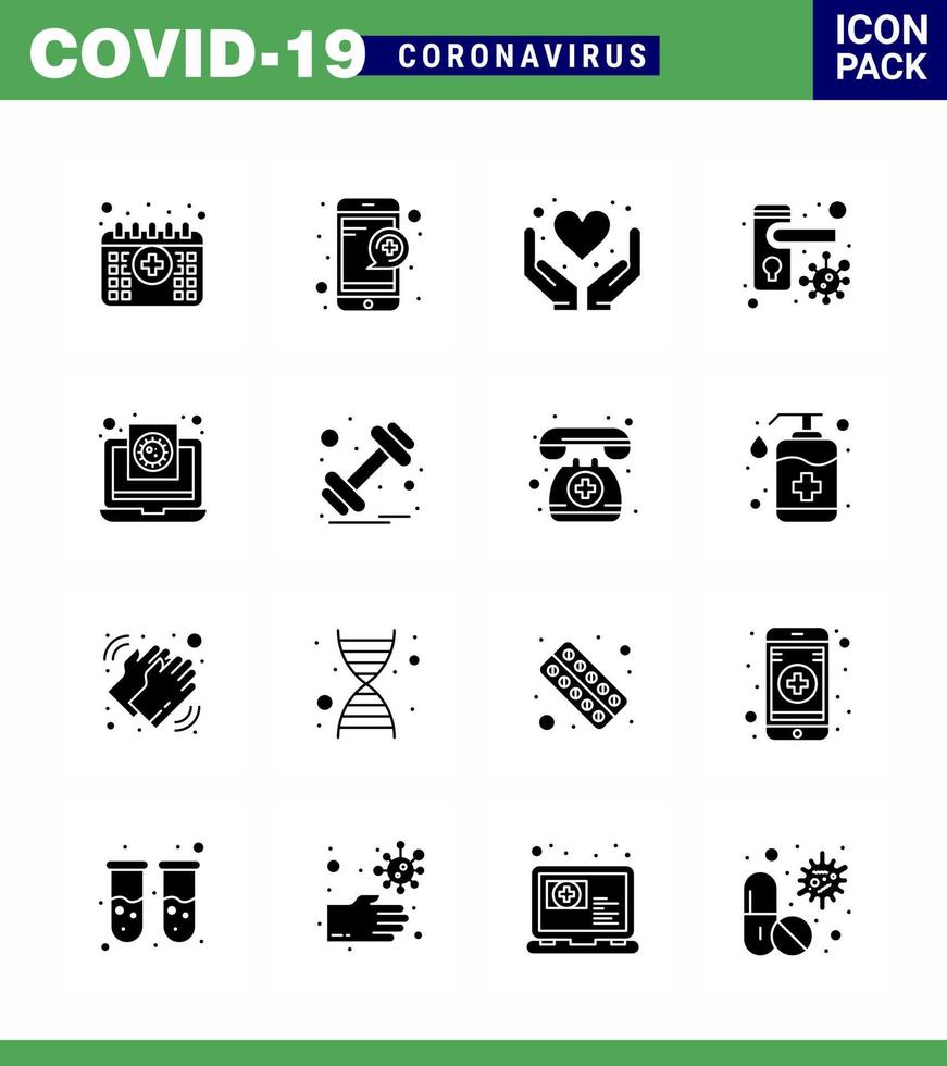 Simple Set of Covid19 Protection Blue 25 icon pack icon included file bacteria care safety doorknob viral coronavirus 2019nov disease Vector Design Elements