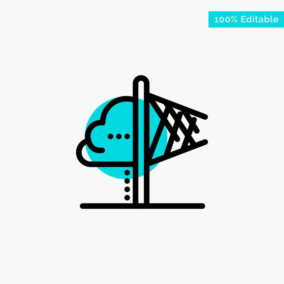 Creativity Idea Imagination Insight Inspiration turquoise highlight circle point Vector icon