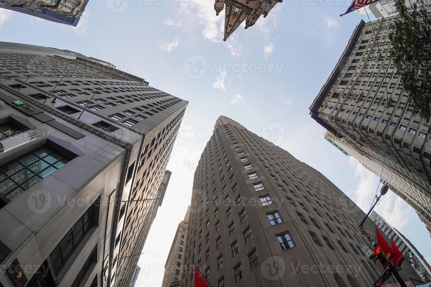 wall street building new york city manhattan financial photo