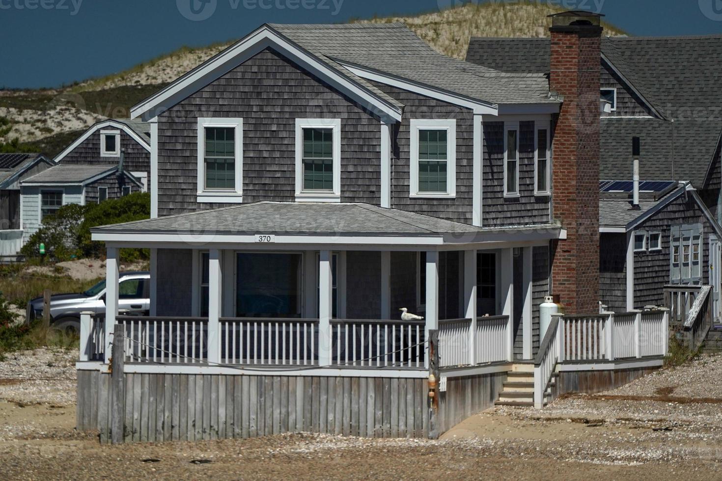 Sandy Neck Lighthouse atlantic ocean cape cod barnstable houses photo