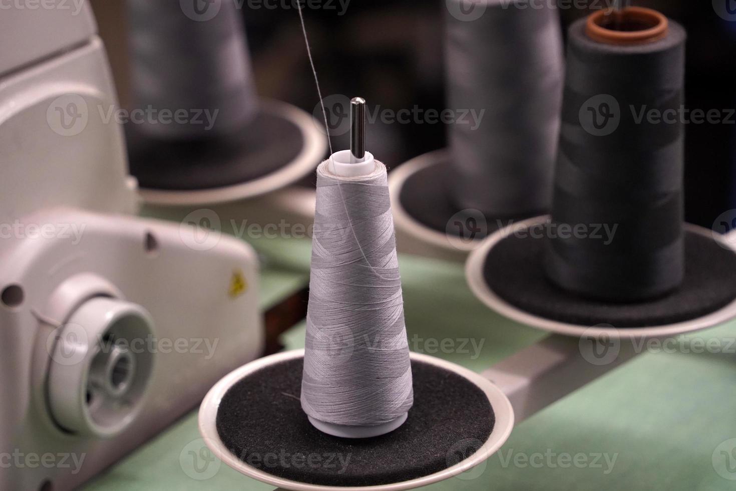 sewing machine detail close up photo