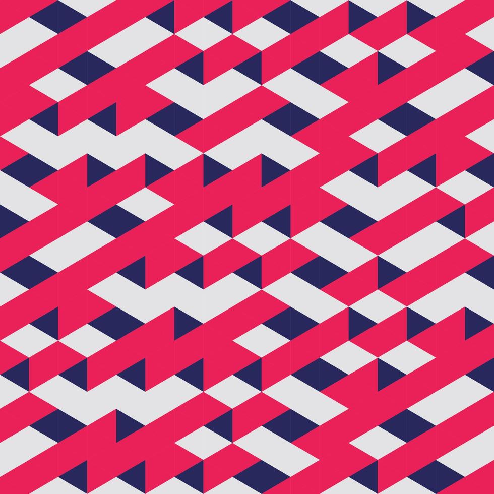 Red Geometric Seamless pattern Abstract background vector