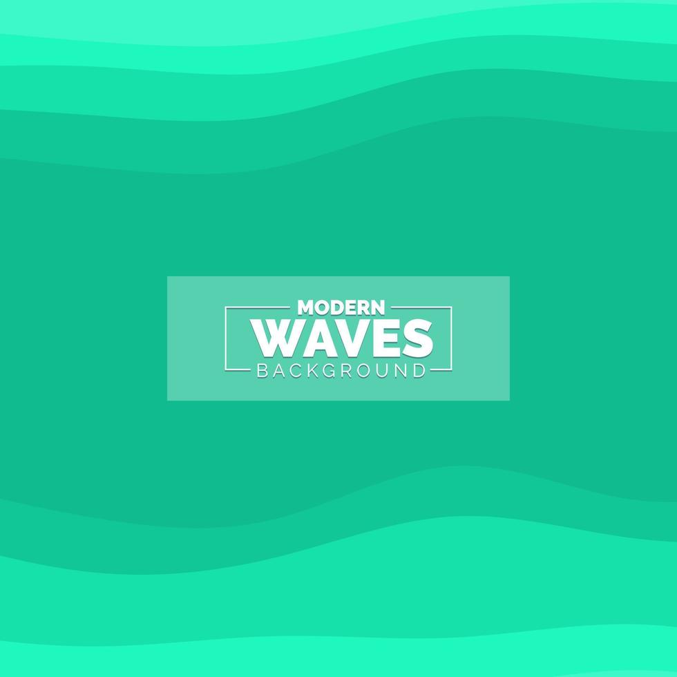 water Wave vector abstract background flat design style