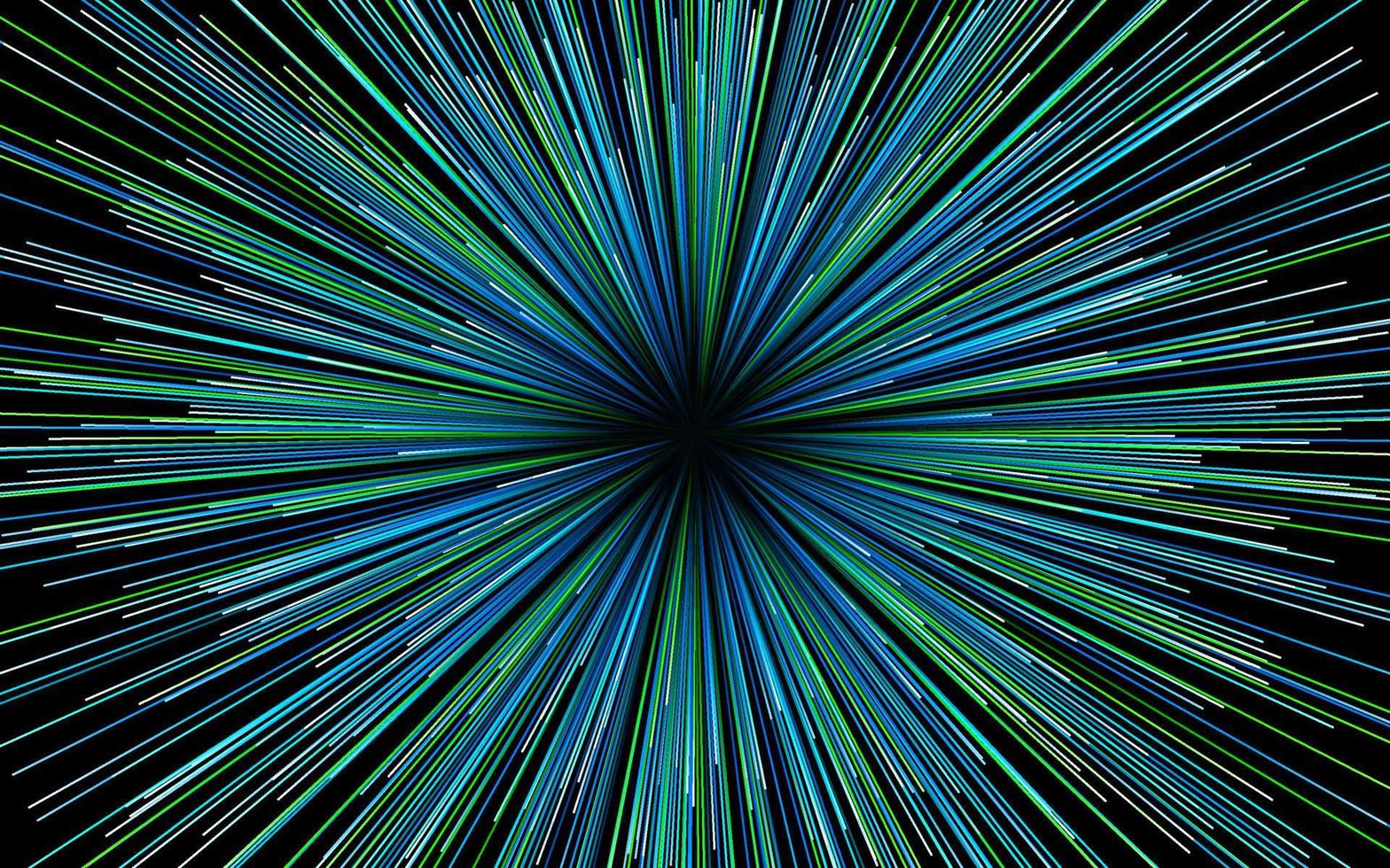 Abstract circular geometric background. Starburst dynamic centric motion pattern. lines or rays vector