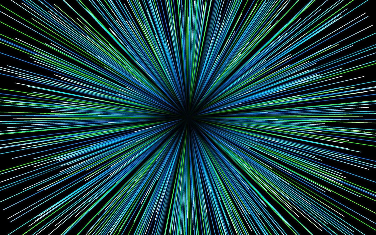 Abstract circular geometric background. Starburst dynamic centric motion pattern. lines or rays vector