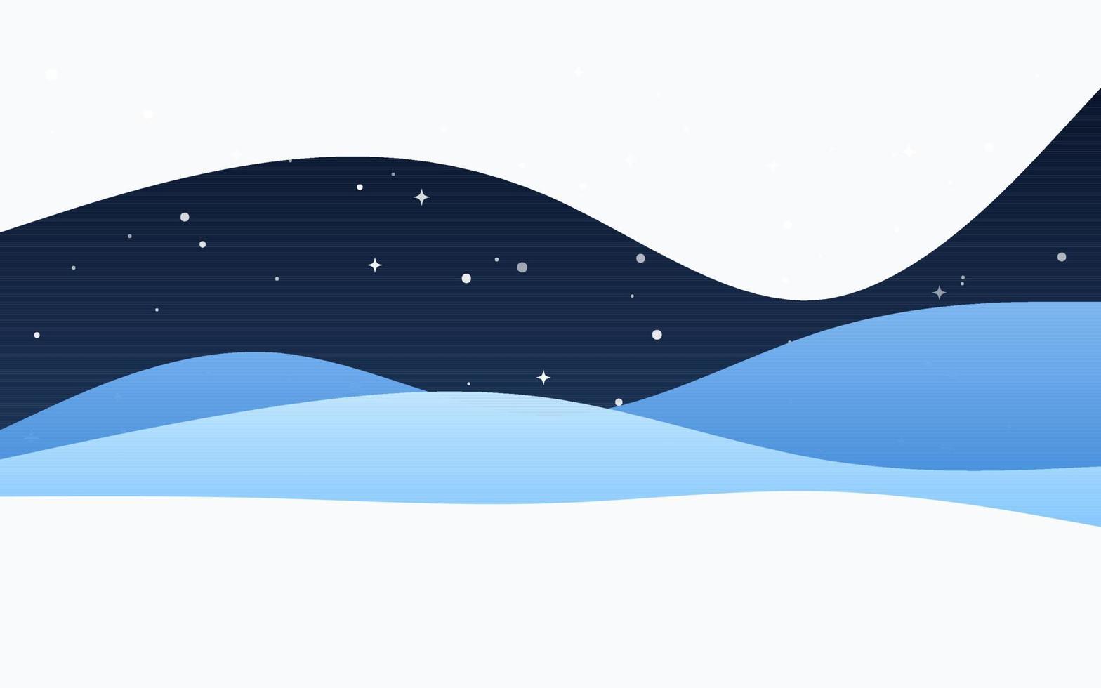 Creative Waves Blue background. Dynamic shapes composition vector