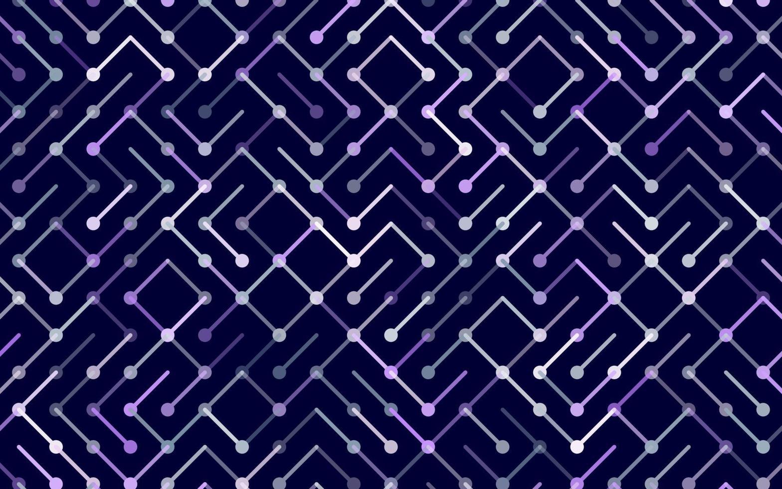 Technology Vector seamless pattern Banner. Geometric striped ornament. Monochrome linear background