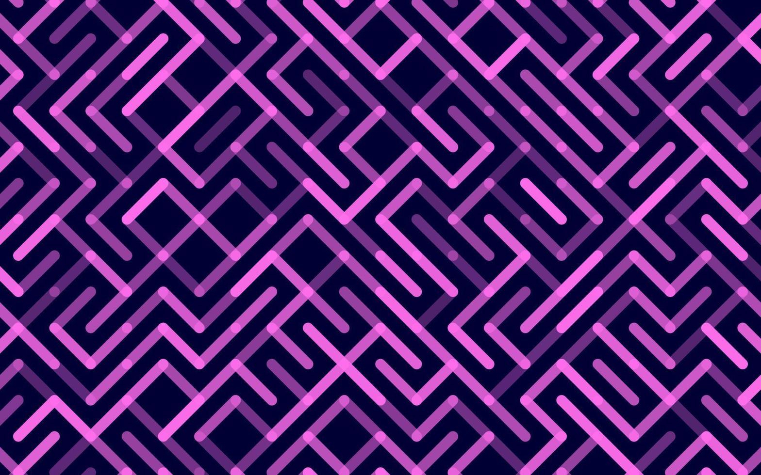 Lines Vector seamless pattern Banner. Geometric striped ornament. Monochrome linear background