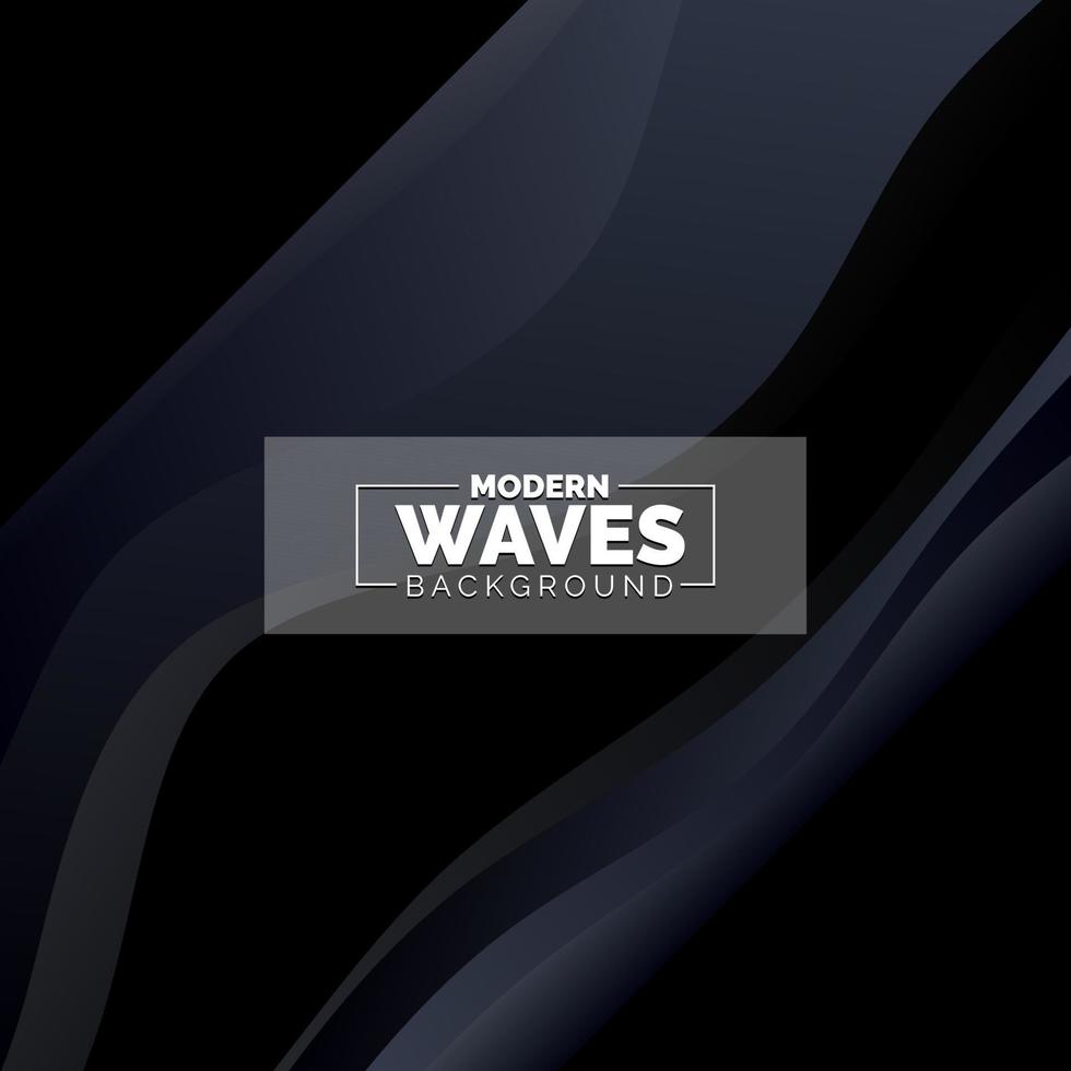 water Wave vector abstract background flat design style