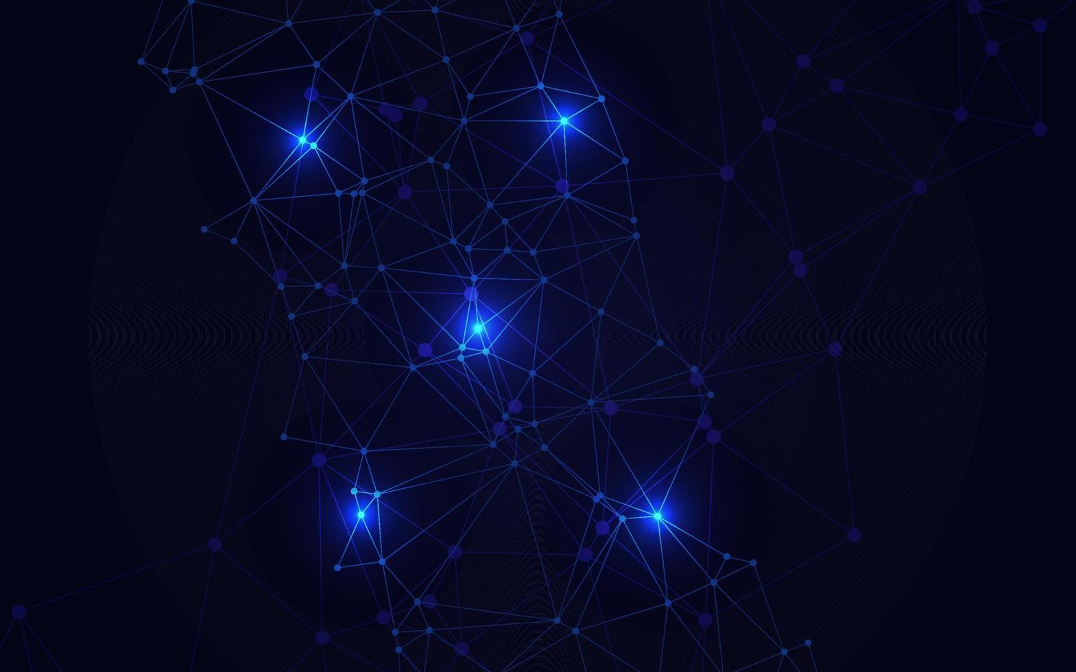 Blue Technology background. Creative lighting template background vector
