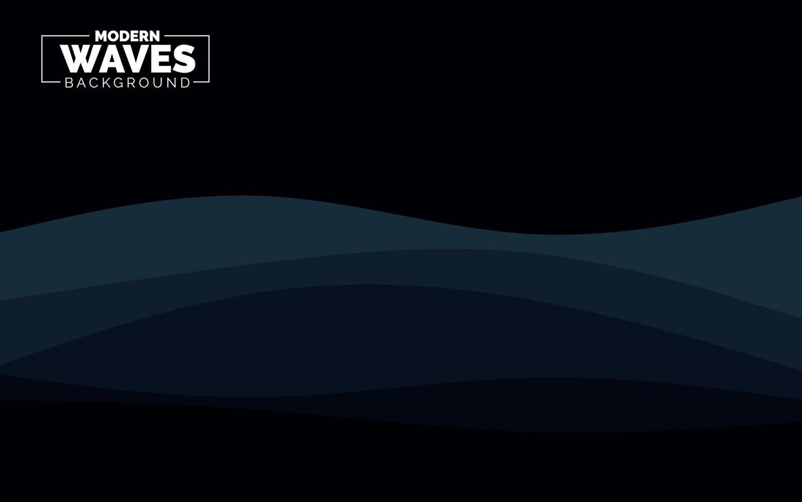 water Wave vector abstract background flat design style