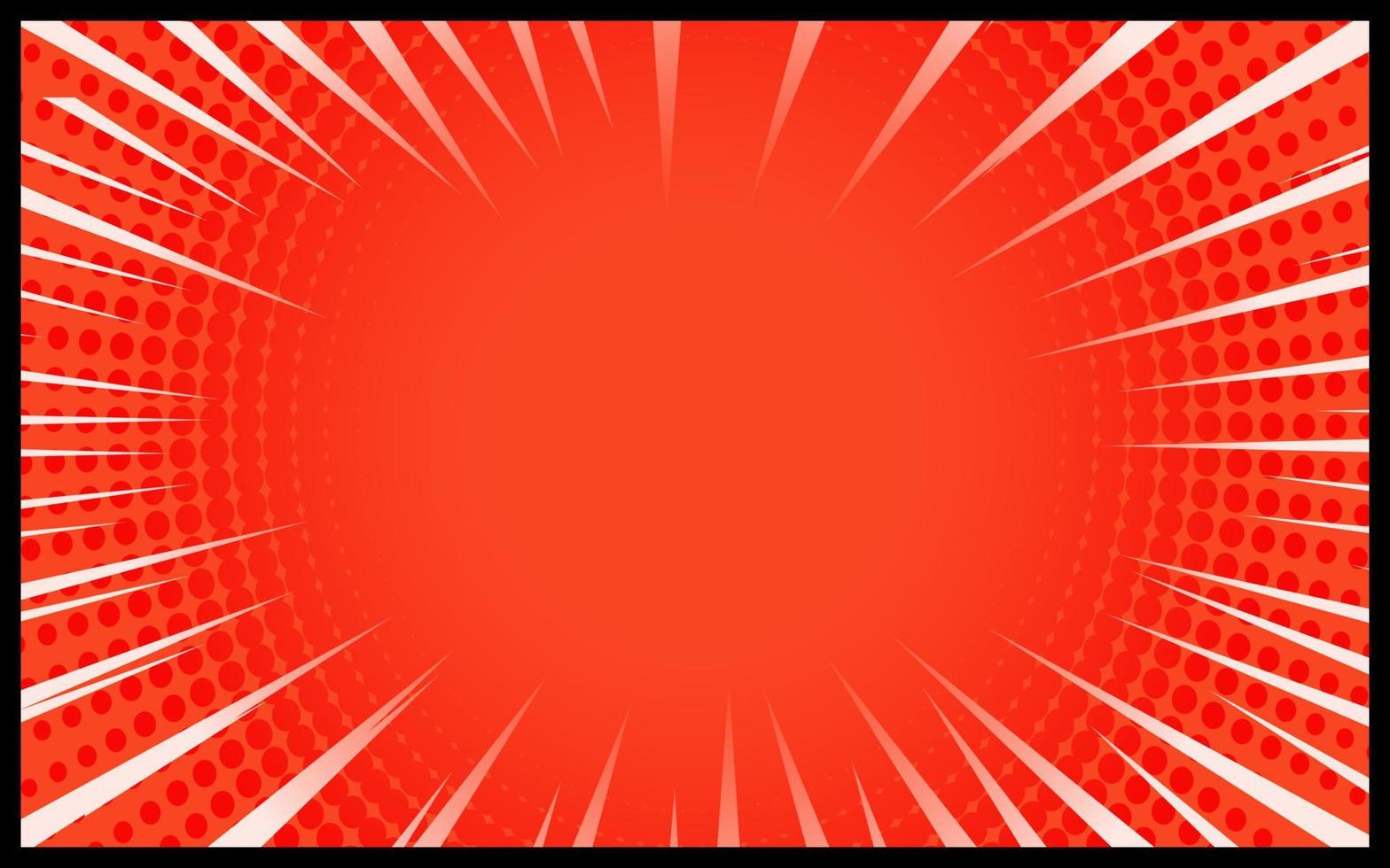 red comic background Retro vector