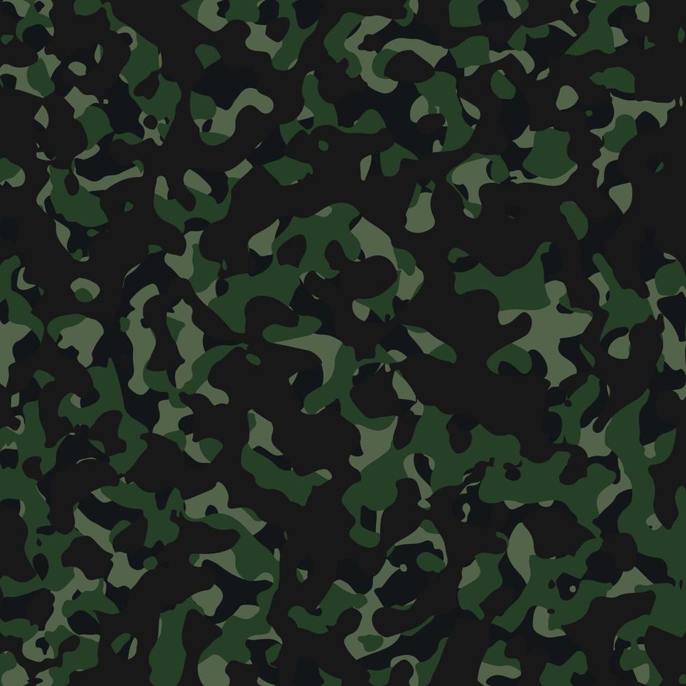 patrón sin costuras del vector de camuflaje del ejército. el camuflaje militar de textura repite el fondo de diseño del ejército sin costuras