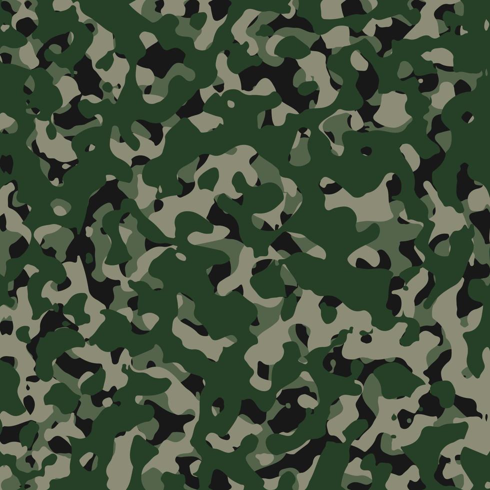 patrón sin costuras del vector de camuflaje del ejército. el camuflaje militar de textura repite el fondo de diseño del ejército sin costuras