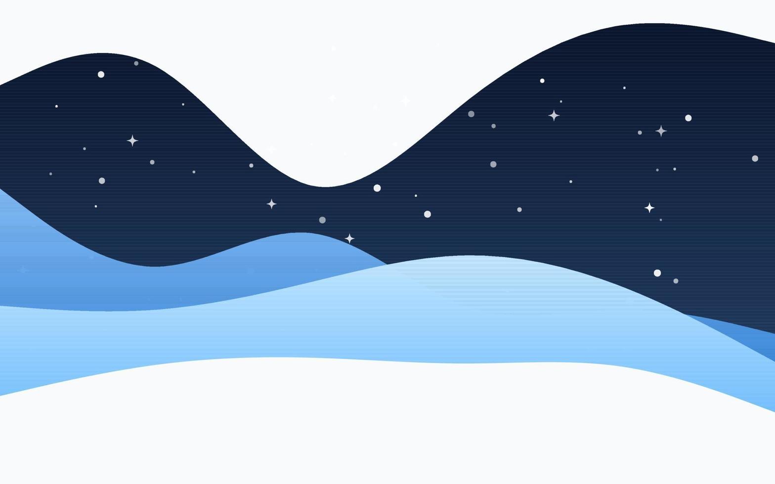 Creative Waves Blue background. Dynamic shapes composition vector
