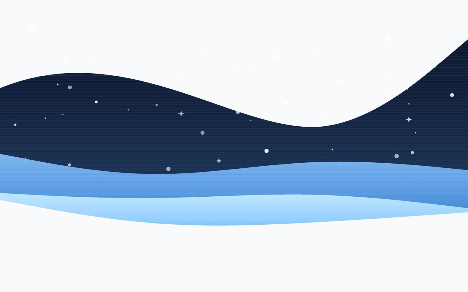 Creative Waves Blue background. Dynamic shapes composition vector