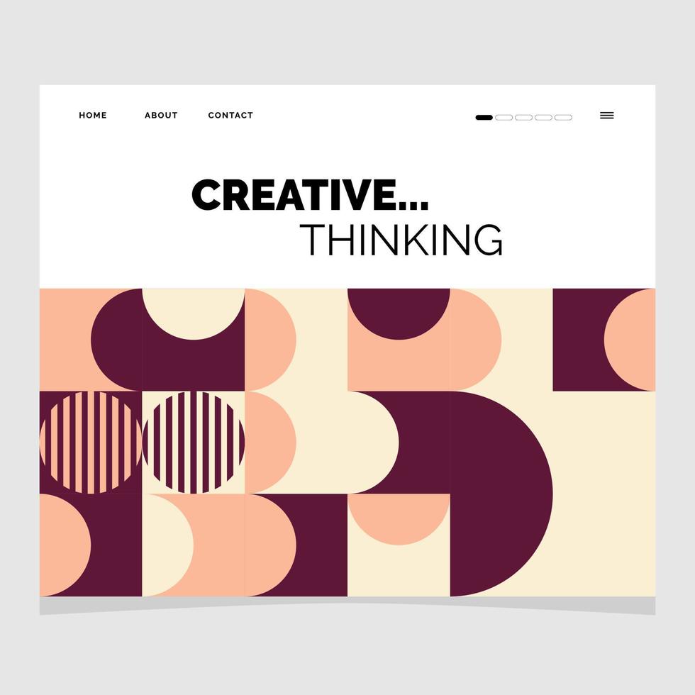 Website Mosaic Design for Your Business vector