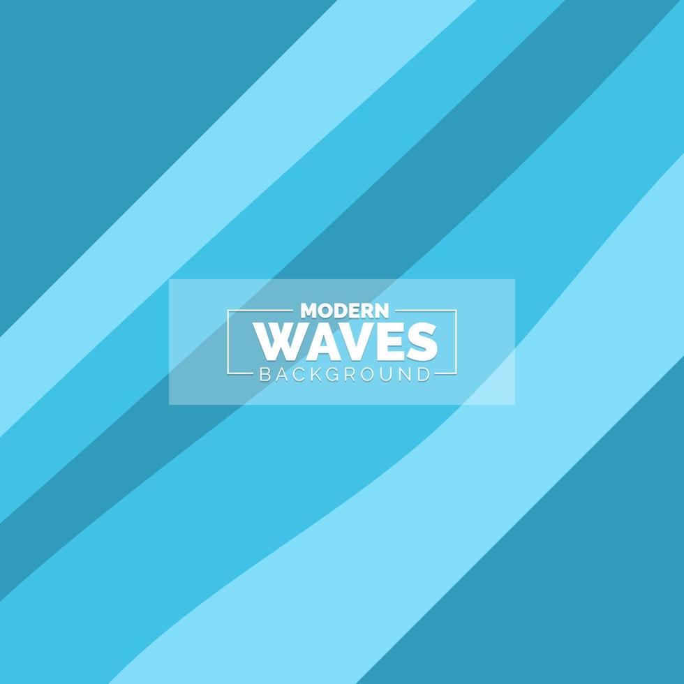 water Wave vector abstract background flat design style