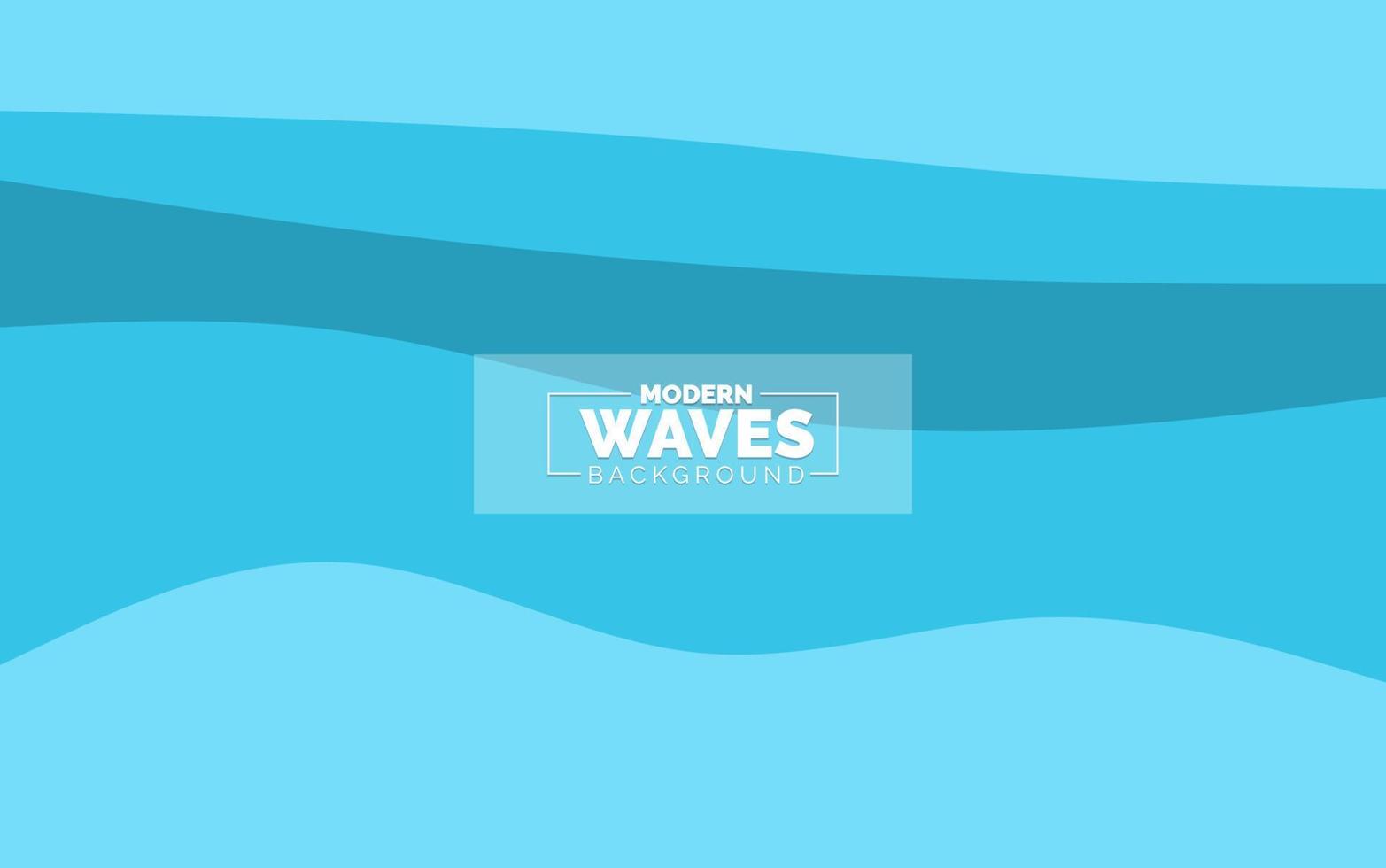 water Wave vector abstract background flat design style