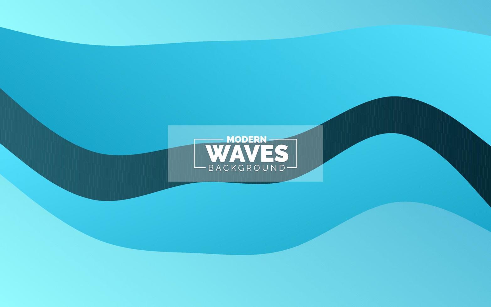 Abstract Waves background. Dynamic shapes composition vector