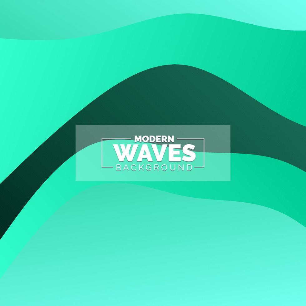 Abstract Waves background. Dynamic shapes composition vector