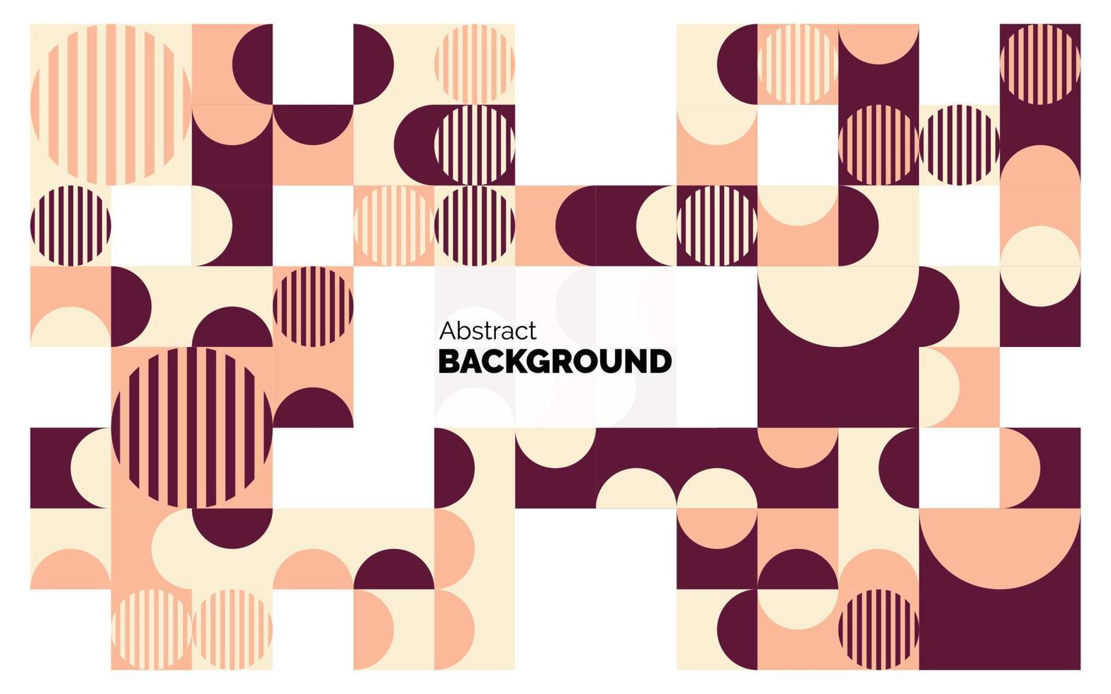 Flat mosaic background. Vector illustration