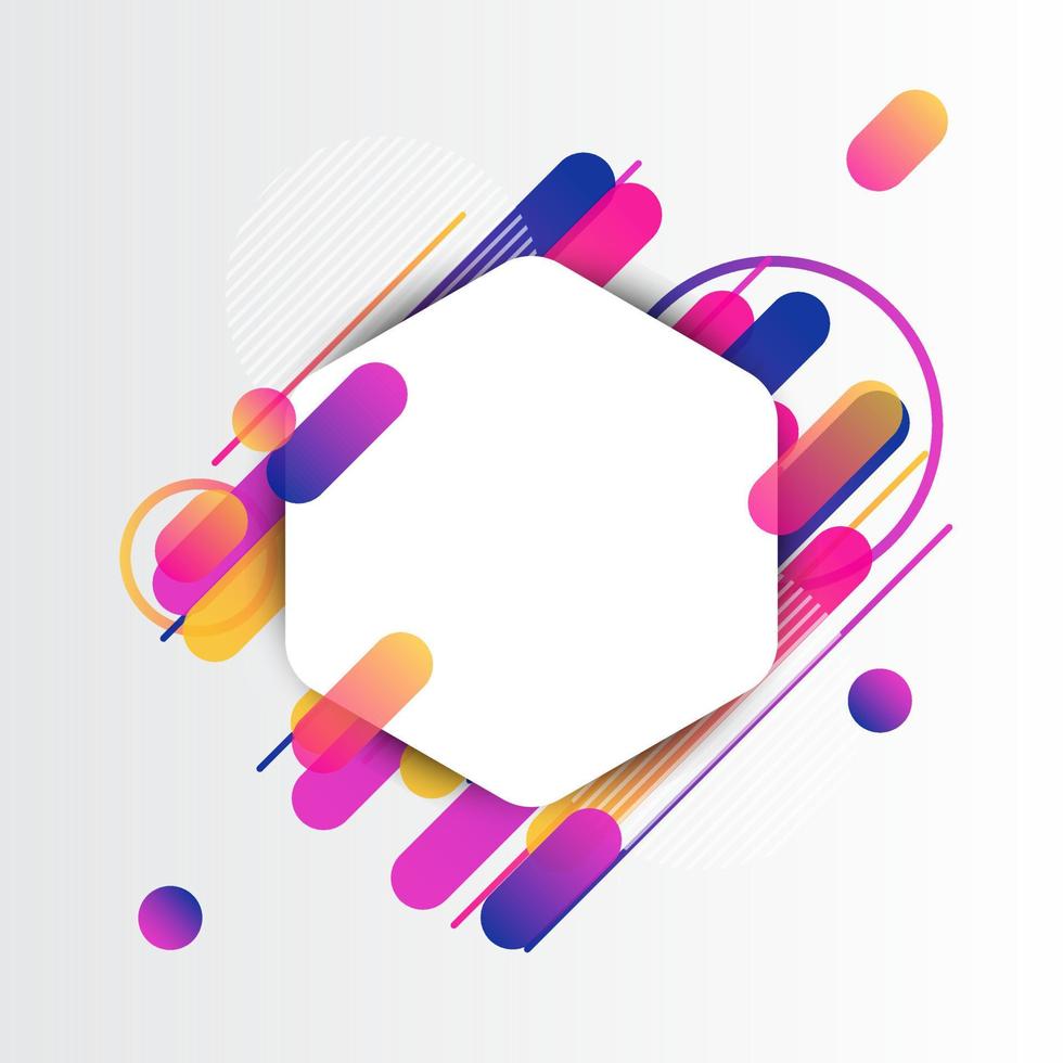 Creative Rounded Lines Edge. Place for Text. business brochure banner and poster template background vector