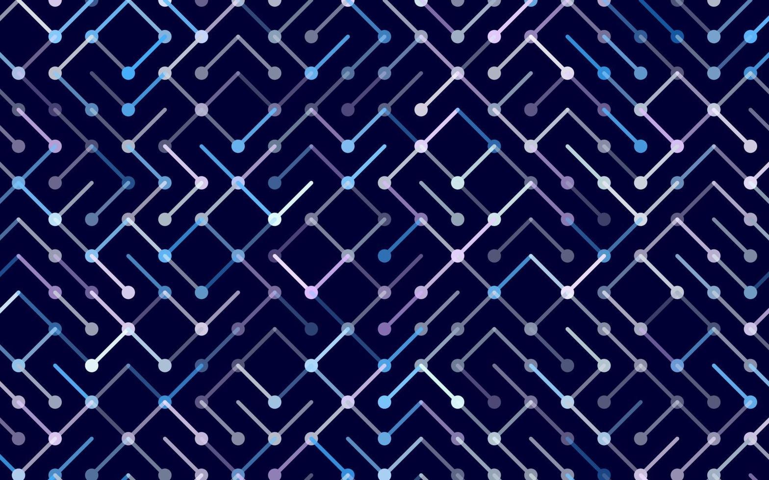 Technology Vector seamless pattern Banner. Geometric striped ornament. Monochrome linear background