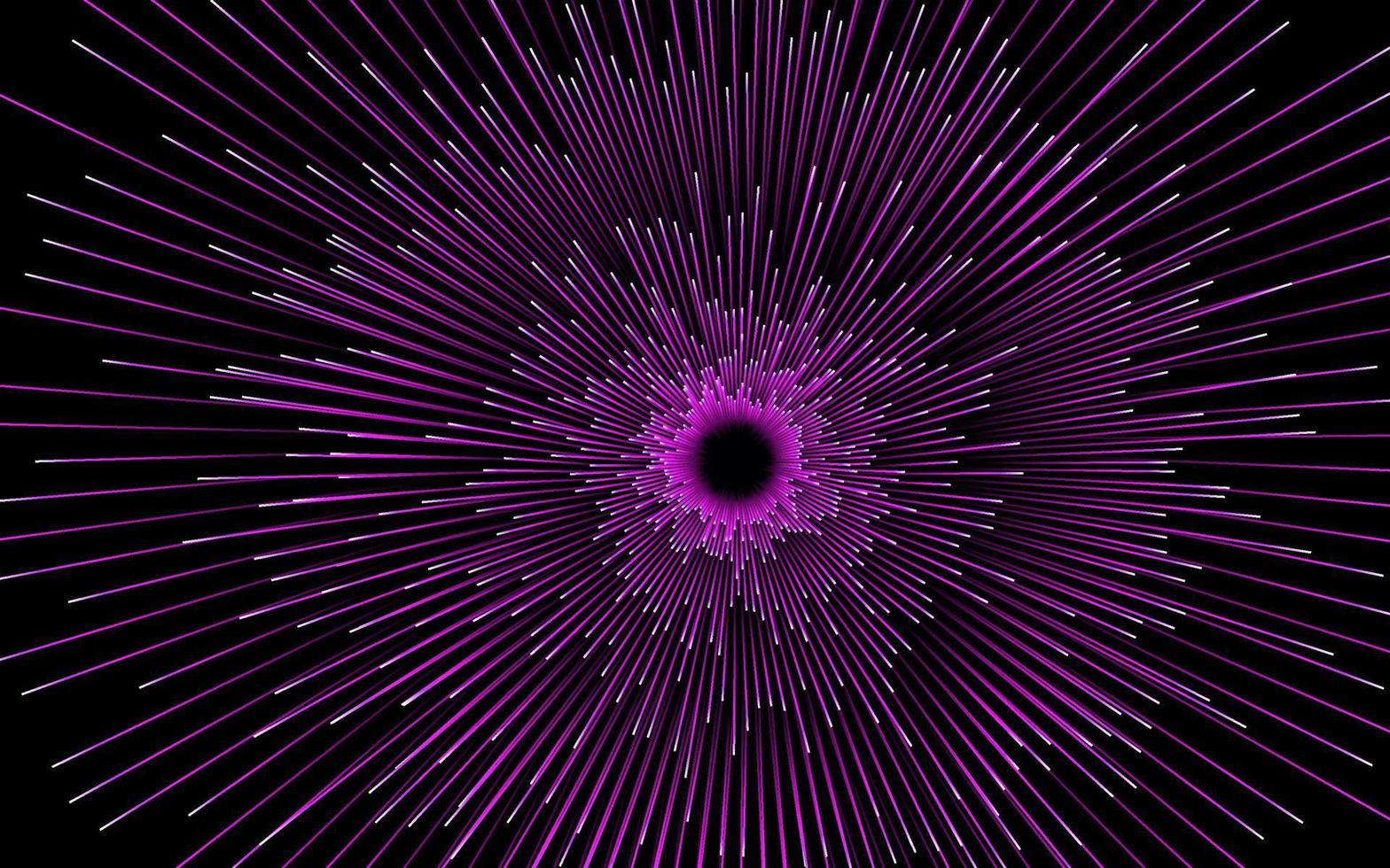 Abstract circular geometric background. Starburst dynamic centric motion pattern. lines or rays vector
