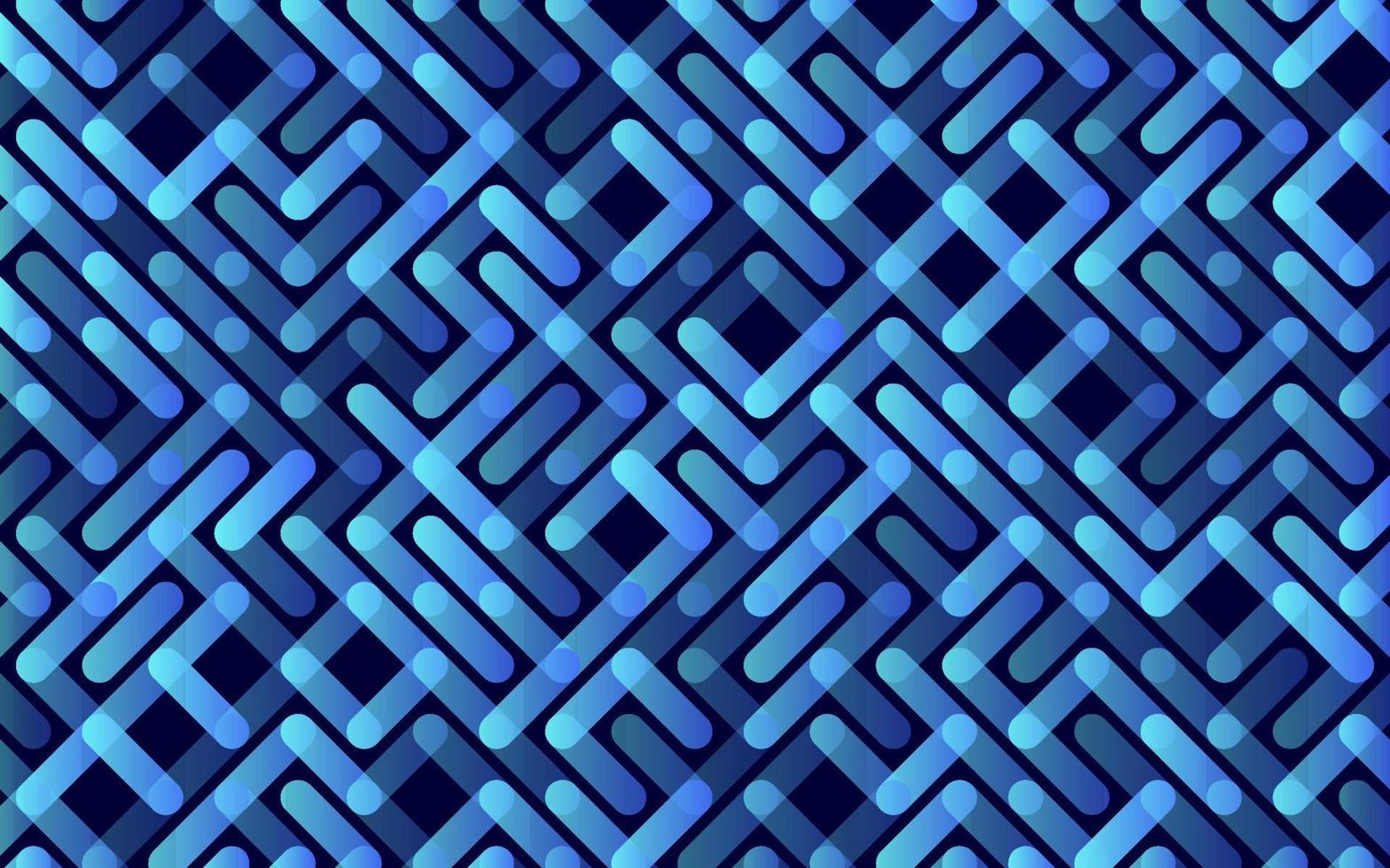 líneas vectoriales banner de patrones sin fisuras. adorno de rayas geométricas. fondo lineal monocromático vector