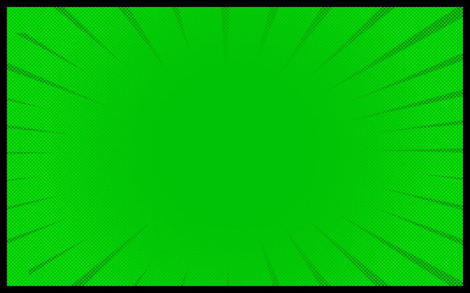 Green comic background Retro vector