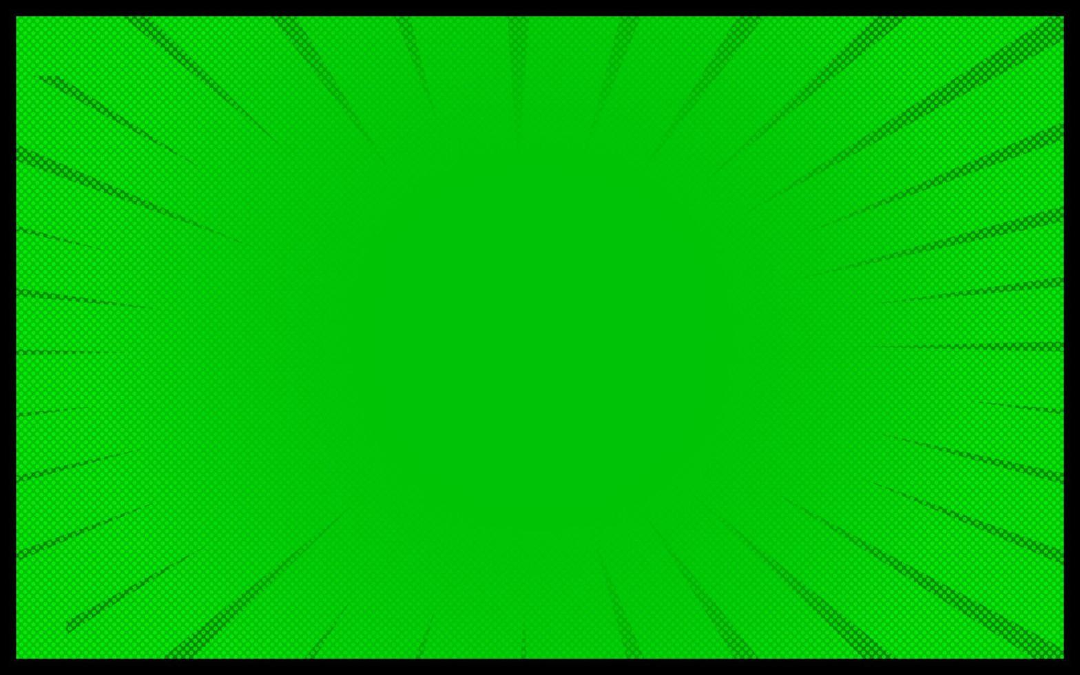 Green comic background Retro vector