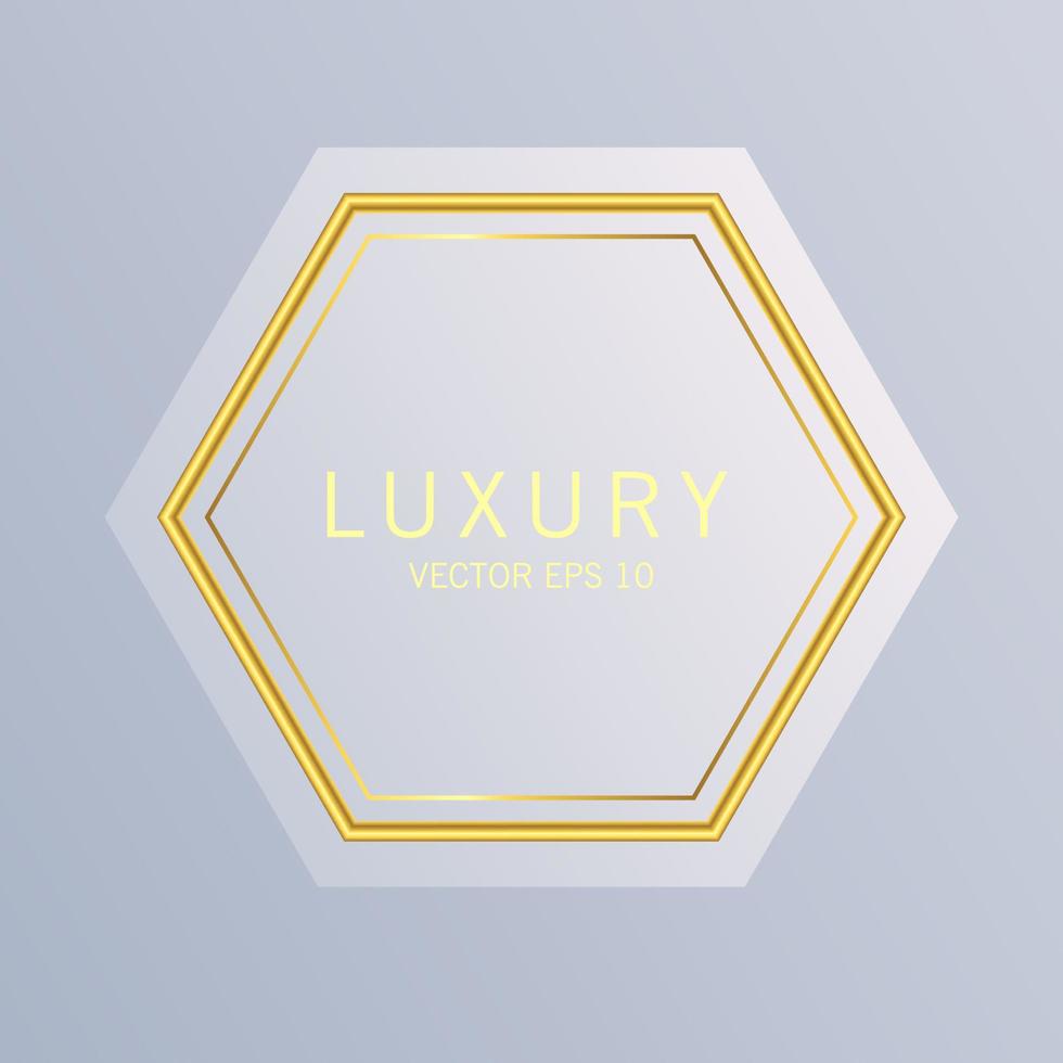 elegant navy gold design elements labels. seals. badges and ornaments vector
