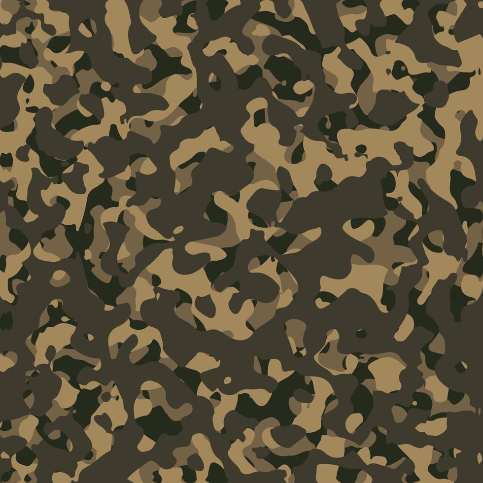 patrón sin costuras del vector de camuflaje del ejército. el camuflaje militar de textura repite el fondo de diseño del ejército sin costuras