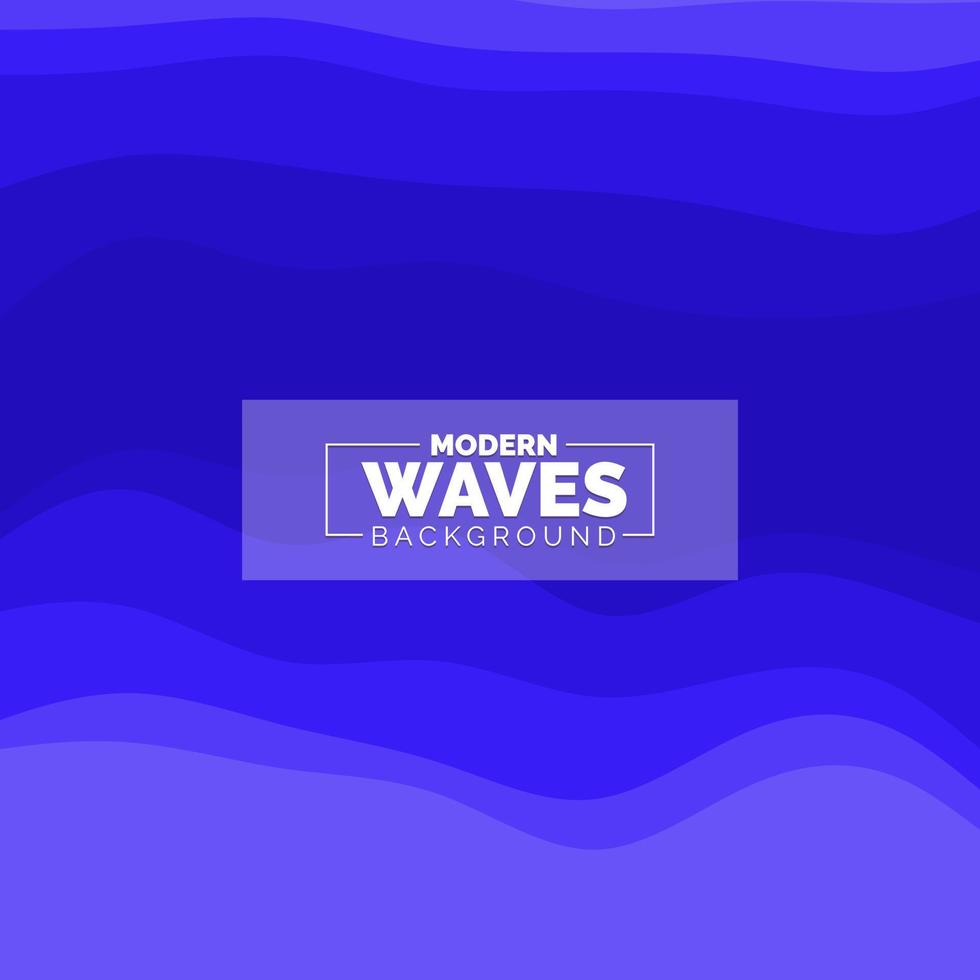 water Wave vector abstract background flat design style