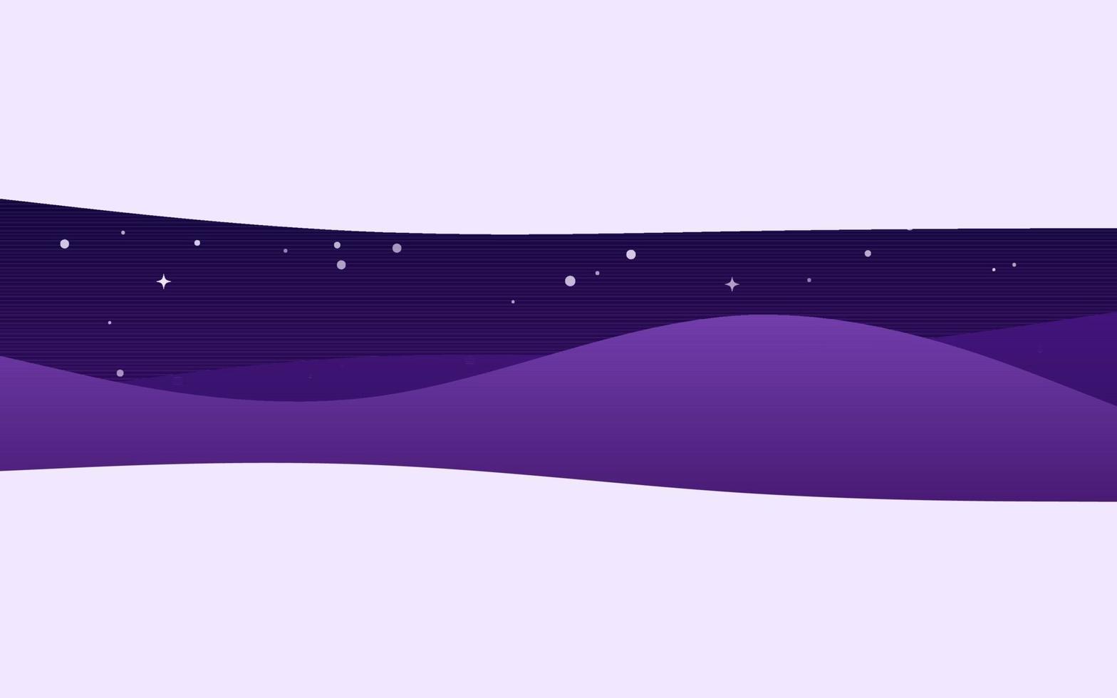 Creative Waves Night Purple background. Dynamic shapes composition vector