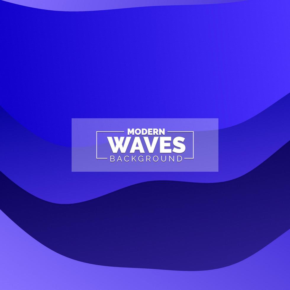 Abstract Waves background. Dynamic shapes composition vector