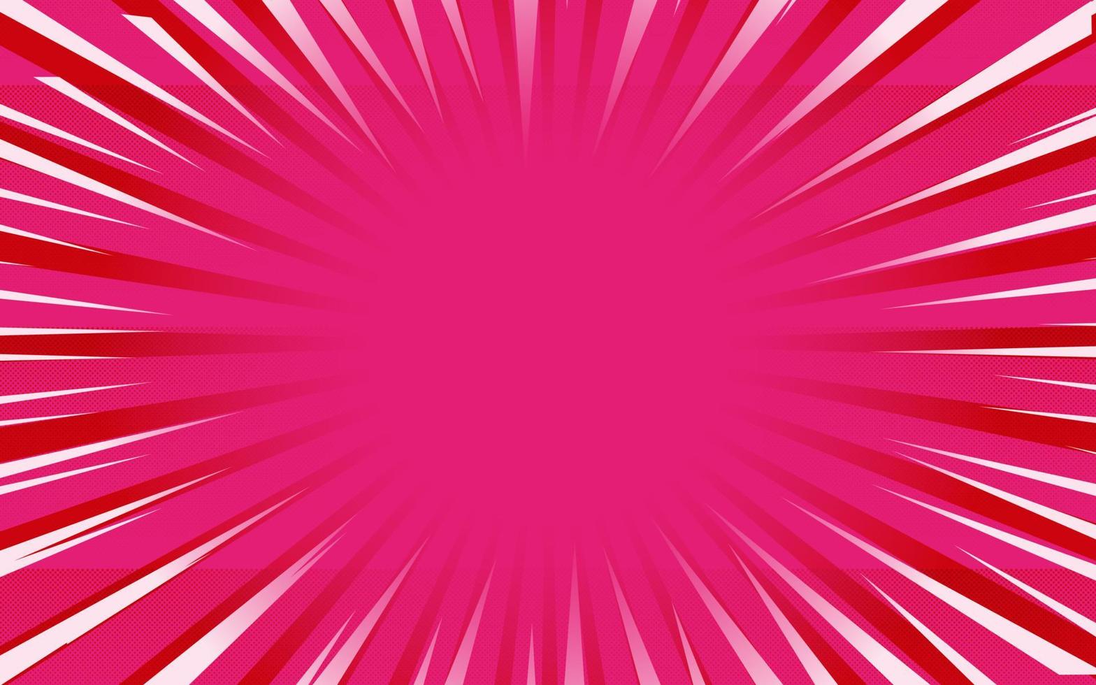 Pink comic background Retro vector