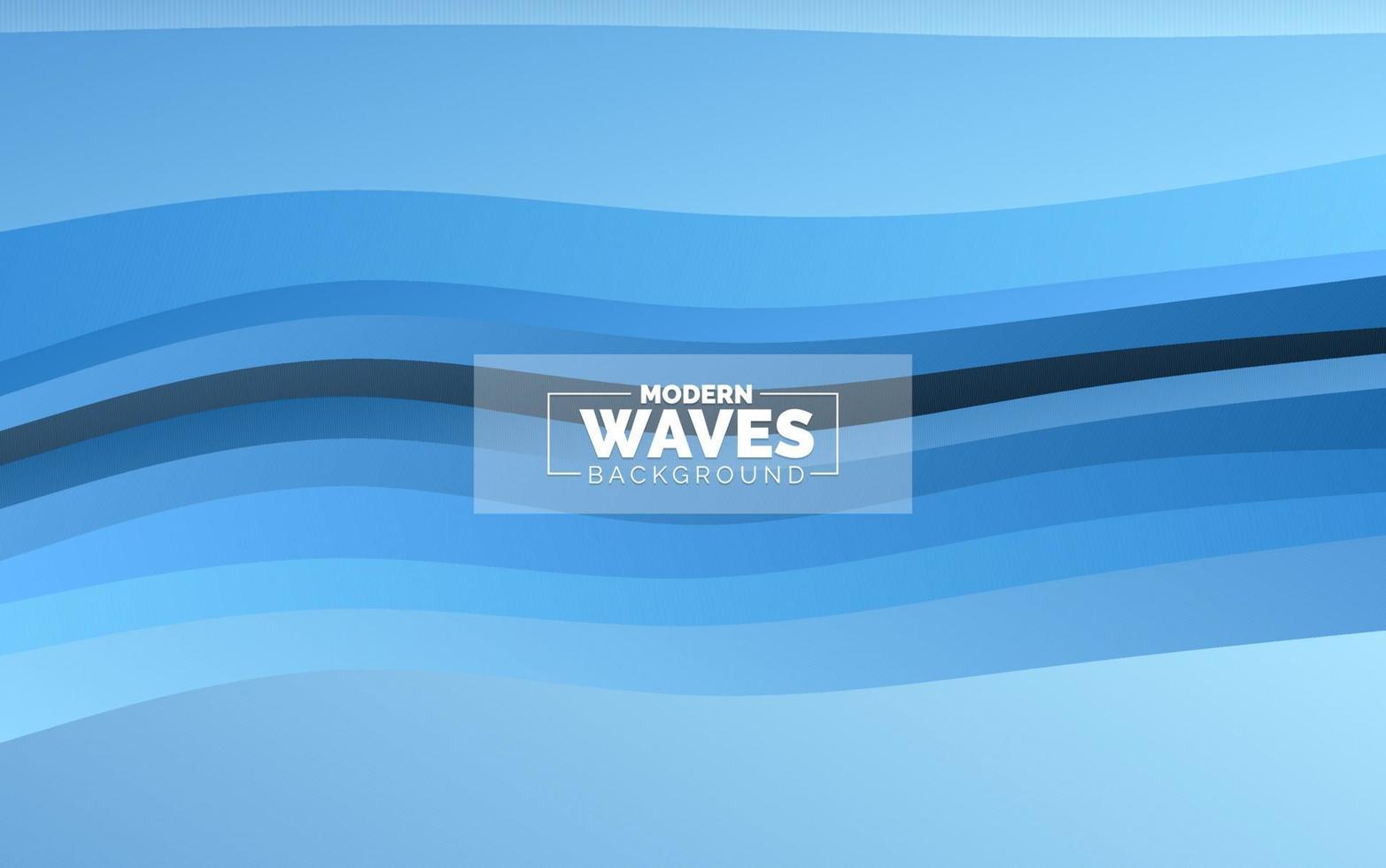 water Wave vector abstract background flat design style